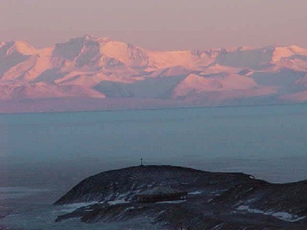 Pink mountains